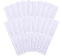 KOCKSHION 20 Unidades Caja de Bolígrafos Transparente Cuadrada de Plástico Resistente 15.5x2.5x2.5 Cm para Almacenamiento y Exhibición Portátil en Oficina y Manualidades