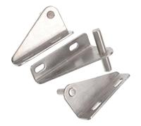 KOCKSHION 3 Piezas Bisagra Metálica para Puerta de Congelador de Acero Inoxidable Compatible con Frigorífico Comercial Resistente y Duradera para Uso Congeladores Pequeños y Refrigeradores