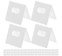 KOCKSHION 30 Piezas Unidades Pestañas de Reparación para Lamas de Persianas Verticales Adhesivas Resistentes y Fáciles de Usar Accesorios de Recambio para Cortinas Fijación Segura para