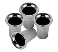 KOCKSHION 4 Piezas de Tubo de Puerto de Altavoz de Plástico para Altavoces Domésticos Coche, Baja Distorsión y Calidad de Sonido Superior, Diseño Ligero y Conveniente para Rendimiento