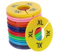 KOCKSHION 40 Divisores de Tallas Redondos de Plástico para Ropa, Resistentes al Desgaste, en Varios Colores para Organizar Armarios Hogar