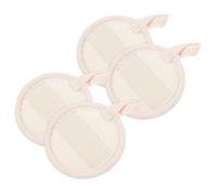 KOCKSHION 4piezas Esponjas De Loofah Natural Para Baño Exfoliantes y Limpiadores Corporales Suaves y Eficaces Para Ducha Viajes y Uso Diario