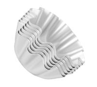 KOCKSHION 6 piezas Moldes para Tartas de Huevo de Aluminio de Antiadherentes y Resistentes al Calor Perfectos para Hornear Tartaletas y Puddings Casa