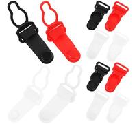 KOCKSHION 80 Piezas de Hebillas para Calcetines de Plástico Prácticas Ajuste Fácil para Accesorios de Ropa y Ligas