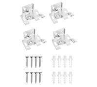 KOCKSHION Accesorios para Persianas Venecianas Código de Araña 4 Piezas de Fijación para Riel de Cortina Soporte Lateral para Instalación de Cortinas Enrollables en Hogar