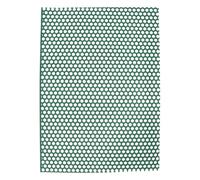 KOCKSHION Almohadilla para Jaula de Perro 30X45 CM Verde Base de Drenaje para Mascotas Orificios Tapete Aislante para Jaulas Accesorio para Mantener Limpia y Seca la Caja de Mascotas