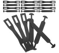 KOCKSHION Asas de Plástico Negro para Cajas de Cartón 100 Juegos, Manijas de Alta Resistencia para Envío y Mudanza, Asas de Repuesto Prácticas y Duraderas para Manejo de Materiales