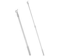 KOCKSHION Barra de Tracción Telescópica de 60 Cm para Persianas Verticales, Varilla Metálica Ajustable de Aleación de Aluminio Ligera y Resistente para Apertura y Cierre Cómodo de Cortinas