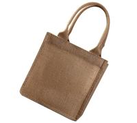 KOCKSHION Bolsa con Asas Resistentes Reutilizable de Yute Natural Ecológica Multipropósito Material de Arpillera para Compras y Fiestas