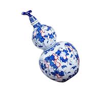 KOCKSHION Botella de Cerámica Multifuncional Calabaza Azul y Blanco para Almacenamiento y Dispensación de Vino y Licores Decoración Elegante y Práctica para Hogar y Bar