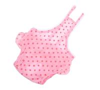 KOCKSHION Braguita Sanitaria para Mascotas Tirantes Estampado De Lunares, Pañales Fisiológicos Transpirables De Tela, Talla s Rosa, Protección para Perras En Celo y Cachorros