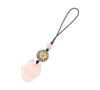 KOCKSHION Cadena Decorativa de Teléfono Rosa Colgante para Móvil Pérdidas con Diseño Zorrito, Correa Evitar para Obsequio de San Valentín Adecuado