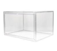 KOCKSHION Caja de Clasificación de Libros Diseño Apilable y Estructura Simple Acrílica Transparente para Almacenamiento Hogar y Cualquier Escena