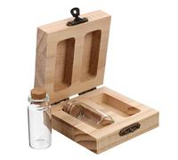 KOCKSHION Caja de Conservación de Madera para Huella Bebe Pie y Manos Botellas para Almacenar Cabello Fetal y Cordón Umbilical para Decoración del Hogar Varios estilos