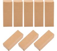 KOCKSHION Caja de Papel para Aceites Esenciales 50 Unidades, Material Cartón, Diseño Ahorra Espacio para Envolver Lápices Labiales en Diferentes Lugares