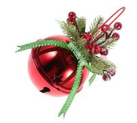 KOCKSHION Campanas Navideñas De Bayas para Árbol De Navidad Hechas De Hierro Forjado Forma De Piña Artificial Decoración Colgante DIY para Campanas Navideñas De Bayas