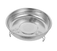 KOCKSHION Cesto Colador de Vapor Ajustable Inoxidable con Asa Cesta de Cocina Desmontable para Cocción de Verduras y Frutas para Cocinar al y Camping