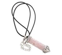 KOCKSHION colgante de botella de los deseos piedras de palma y cristales collar de cristal redondo con animales encantos de cristal cuarzo cereza cuarzo fresa Piedra natural
