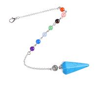 KOCKSHION Colgante Péndulo De Cristal Hexagonal Natural Para y Sanación Amuleto De Chakra Decoración y Adivinación Para Hombres y Mujeres