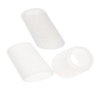 KOCKSHION Cubierta de Silicona para Boquilla de Tetera 3 Unidades, Protección Anti-goteo y Anti-fugas, Tamaño Largo, Color Blanco, Accesorio Resistente al Calor para Cocina y Uso Diario