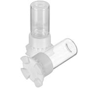 KOCKSHION Dispensador de Agua para Hormigueros 2piezas de Plástico Blanco Capacidad 5ml, No Pierde Calor Necesidad de Abrir Caja para Cuidadores de Hormigas