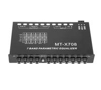 KOCKSHION Ecualizador Digital de Audio para Coche de 7 Bandas Ecualizador Gráfico Ajustable para Estéreo de Automóvil Control de Tono Preciso Compatible Amplificadores y Sistemas de Audio