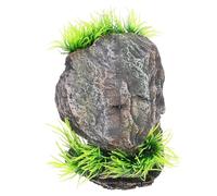 KOCKSHION Escondite de Reptiles Diseño Multifuncional de Resina en Forma de Cueva para Tortugas Pequeñas y Serpientes, Adecuado para Tanque y Lugar de Ocultamiento