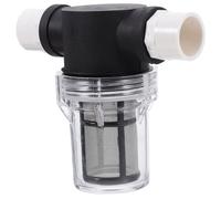 KOCKSHION Filtro de Agua Potable Malla de 80 Mesh y Tubo de Pvc, Diseño Compacto y Elimina Impurezas para Sistema de Filtración Hogar