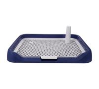 KOCKSHION Inodoro Antideslizante para Perros Bandeja de Plástico Azul, Tamaño Grande y Pequeño, Bandeja de Entrenamiento para Cachorros y Perros, Baño Doméstico para Mascotas, Resistente