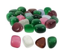 KOCKSHION Jade Crystal Agate Cat Eye Stone cristales de cuarzo cristal de cuarzo cristal Clear Quartz Tumble cristales caídos cristales de corazon piedra