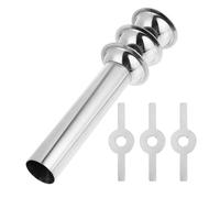 KOCKSHION Juego de 6 Piezas de Embudos para Embutir Salchichas de Acero Inoxidable Tubos Lisos para Picadora de Carne Accesorios para Cocina Casera
