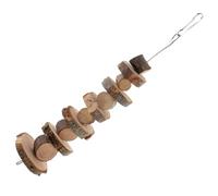 KOCKSHION Juguetes de Madera Natural para Masticar para Hámster y Conejos Formas Únicas para Aliviar el Estado de Ánimo y Mejorar la Salud Dental Durante el Juego
