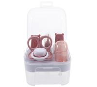 KOCKSHION Kit de Manicura y Pedicura para Ñiño Tijeras Pequeñas y Cortaúñas, Set Completo para Cuidado de Uñas en Recién Nacidos