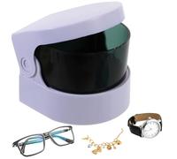 KOCKSHION Limpiador de Joyas y Prótesis Inteligente Limpieza Rápida y Efectiva para Joyería Dentaduras y Retenedores Diseño Compacto Cable Blanco