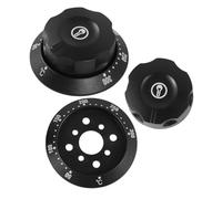 KOCKSHION - Lote de 2 botones universales para cocina de gas y horno, botones de ajuste de temperatura de 50 a 300 °C de plástico, accesorios de control compatibles para freidora y hervidor