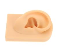 KOCKSHION Modelo de Oído Simulado de Silicona, Modelo de Oreja para Llevar Pendientes, Realista, para Práctica de Perforación, Enseñanza y Centros