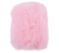 KOCKSHION Parabrisas de Micrófono Antiviento Compatible con Sennheiser Mk4 Mk8, Funda de Felpa Artificial Rosa, Protector Antiviento para Grabación al Aire Libre y Entrevistas
