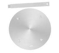 KOCKSHION Placa Difusora de Calor de Inducción Adaptador Inoxidable 30 Cm Mango Utensilios de Cocina para Estufas de Gas y Eléctricas para Cocinar y Descongelar