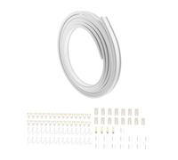 KOCKSHION Riel De Cortina Flexible para Techo De Rieles Curvos Accesorios para Cortinas para Dormitorios y Salas De Estar