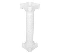 KOCKSHION Soporte de Flores Estilo Columna Romana de Plástico Blanco para Decoración de Bodas y Exhibición Estable de Plantas y Flores en Balcones Varios Estilos
