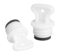 KOCKSHION Tapones de Goma para Bolsas de Agua Caliente 2 Piezas, Tamaño Mediano 18 Mm, Tapones de Sellado a Prueba de Fugas, Accesorios para Terapia de Calor y Frío en Cuidado Salud