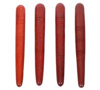 KOCKSHION Varilla de Masaje de Madera para Punto Gatillo Superficie Lisa, Fácil de Llevar, 4 Piezas para Masaje de Espalda y Cintura mientras Ves Televisión