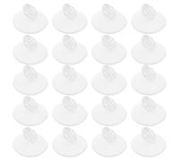 KOCKSHION Ventosas de Fijación Accesorios para Tanques de Peces 20 Piezas Material PVC Seguro para Peces y Fácil de Retirar para Mangueras de Oxígeno en Acuarios
