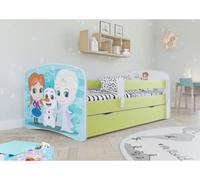 KOCOT KIDS babydreams 2 Días de Madera de ingeniería, Verde, Cama Infantil