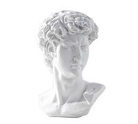 Kocreat Estatua de busto de yeso de 6 a 7.5 pulgadas, figuras de resina de Miguel Ángel, famosa réplica de retrato, réplicas coleccionables para decoración del hogar, artistas David