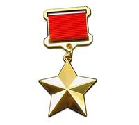 Kocreat Medalla de Héroe Laborista Soviética de la Unión Soviética CCCP Rusia Labor Estrella Medalla de Oro de la WW2 USA URSS Insignia Militar