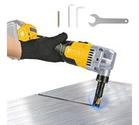 Kocusu Picador de chapa con batería compatible con Dewlt, 450 W inalámbrico de chapa, 3 velocidades ajustables, 1900 spm, tijeras de chapa eléctricas para acero inoxidable, hierro, aluminio (sin