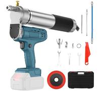 Kocusu Pistola engrasadora con batería Makita de 18 V, 12000 PSI, 140 g/min, prensa de engrase eléctrica inalámbrica de alta presión, prensa de engrase manual para vehículos, máquinas (sin batería)
