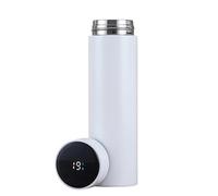 Kocusu Taza térmica de sublimación, Tazas Personalizadas, con indicador de temperatura, sublimación en blanco, acero inoxidable 304, antideslizante, 500 ml, color blanco