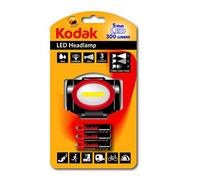 KODAK 30413870 - Linterna frontal 300 LED, plástico y metal, 5 W, color negro